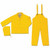 Mcr Safety 1003X5 Stowaway- .25 mm - 2-Ply Pvc- Suit- 3 Pc- Yellow