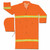 LUM- .35MM PVC/POLY 49"COAT REFL TAPE FLUOR ORG