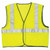Mcr Safety VCL2MLM Eco Mesh 2" Slvr Refl Hkloop Frt 3 Pkt Lime Md