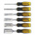Stanley 16-971 Set Chisel Fatmax Shortblade 6 Pc