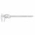 L.S. Starrett 61466 3202-12 Dial Caliper Hardened Stainless Steel