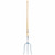 True Temper 2812300 Fork Lh Manure 5T-Oval Fgd Wood Hdl
