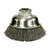 Weiler 14036P Cr-4 .020 5/8-11 4" Dia Crimped Wire Cup Br