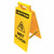 Cortina 03-600-34 2X4 Caution Wet Floor Safety Floor Stand 3000488