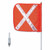 Checkers FS5X-O Warning Whip5'12" Orangeflagwhite Xhex Base