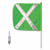 Checkers FS6X-G Warning Whip6'12" Greenflagwhite Xhex Base