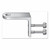 Checkers FS7012 Wrng Whip Aluminum "L" Bracket Mnthrdwr Incl.