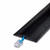 Checkers RFD1-10 Cable Protectorrubbr Duct1-Ch.5"10' Longblk