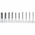 Bondhus 44038 10Pc Star Prohold Socketbit Set 2" With Sockets