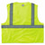 Ergodyne 21059 Economy Vest Class Ii Mesh Zipper Lime 4XL/5XL
