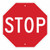 Brady 113280 18X18 Wht/Red Traffic Sign Hip