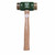 Garland Mfg 41004 Size 4 Solid-Head Rawhide Hammer