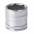 Gearwrench 80387 3/8" Drive 6 Point Standard Metric Socket 19 mm