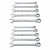 Gearwrench 9418 10Pc Sae/Metric Combo Rat Wrench Set (1 SET)