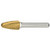 Alfa Tools B71257DTN SF-7 Carbide Burr Tree Radius Double Cut Tin Coated