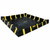 Justrite 28539 Berm Indust Quickberm 8'X8'X12"