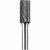 Pferd 24062 Tc Bur Cyl P/E 3/8X3/4X1/4 Double Cut Scti Sa-3