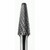 Pferd 25152 Tc Bur 14 Deg Taper 3/8X1-1/16 Double Cut Sl-3