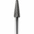 Pferd 25162 Tc Bur 14 Deg Taper 1/2X1-1/8 Double Cut Sl-4