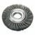 Pferd 82038 10" Knot Wheel Brush Double Row .012 Cs Wire 2"A