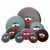 CGW Abrasives 38024 8 x 1 x 1-1/4 T1 A60Mv Bench Wheels, 5 Pack