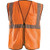 Occunomix ECO-GCS-OL/XL Vest Mesh Silver Tape Zipper Cl2 Or L/XL
