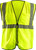 Occunomix ECO-GCS-Y2/3X Vest Mesh Silver Tape Zipper Cl2 Yel 2/3X