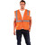 Occunomix ECO-IMZ-OS Class 2 Mesh Vest 2" Tape Zip Close Sm Or