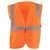 Occunomix ECO-ISZ-O3X Cl 2 Vest-Solid-2"Bead-Zip-2 Poc-3X-O