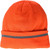 Occunomix LUX-KCR-O-P Acr Knit Beanie Fleeceliner Refl. Stripe Or