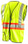 Occunomix LUX-SSG2TZ-YM Two-Tone Vest W/Zipper Yellow M Class 2