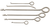 C.S. Osborne 906P Rigid Packing Tool Set-6 Ea (1 SET)