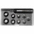 C.S. Osborne K-156 9 Piece Self Centering Punch Set (1 SET)