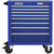 Proto J553441-8BL Roll Cab 34 In 8 Dwr Blue