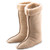 BOOT LINER  DEEP PILE  TAN  MED BOOT