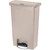 Rubbermaid Commercial 1883458 Slim Jim Step-On - 50L/13G Resin Frt Step Beig