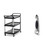 Rubbermaid Commercial FG409100BLA Global Open Cart