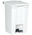 Rubbermaid Commercial FG614400WHT Step-On Can 12G/45L Wht