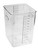 Rubbermaid Commercial FG632200CLR Space Saving Cont Sq 22Qt/20.8L Clr
