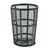 Rubbermaid Commercial FGSBR52BK Street Basket 45G