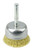 Weiler 14314 Uc14Brass End Cup Brush1-3/4"
