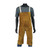 PIP LEATHER SPLIT LEG APRON ANODIZED SNAPS AND RIVE