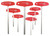 Wiha Tools 33493 8-Pc Metric T-Handle Hexwrench Set (1 SET)