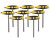 Wiha Tools 33498 Soft Grip Duel Drive 8 Pc Hex Inch Set (1 ST)