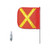 Checkers AP512OW8PT Wrng Whipheavy Duty5'12"Orange Flagwht Xfl