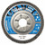 Weiler 50512 4-1/2" Tiger Disc Abrasive Flap Disc 36Grit W/7/