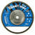 Weiler 50545 7" Tiger Abrasive Flap Disc 80-Grit 5/8