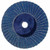 Weiler 50916 3" Bobcat Abrasive Flapdisc-120Z-Flat Plst Back