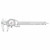 L.S. Starrett 61467 Dial Caliper 6" 3202-6