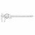 L.S. Starrett 61468 3202-8 Dial Caliper Hardened Stainless Steel